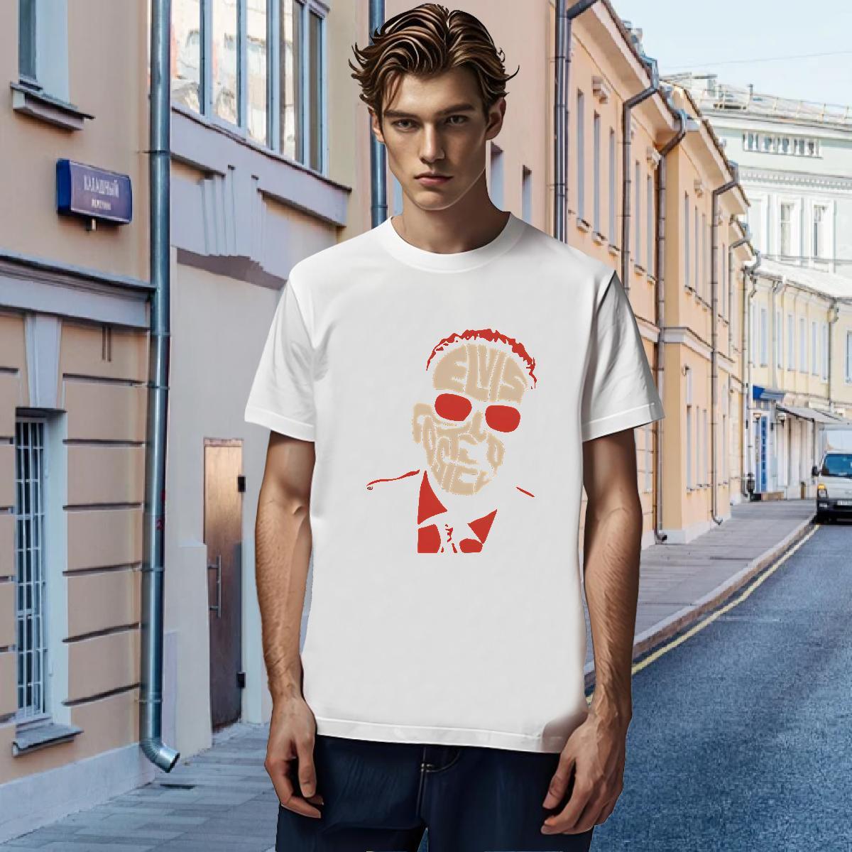 Designer Fashion Men Clothes T-Shirt 230g Pure Cotton Spring Summer scary Breathable Crew Neck Men T Shirts Comfortable Custom Cartoon Clothings