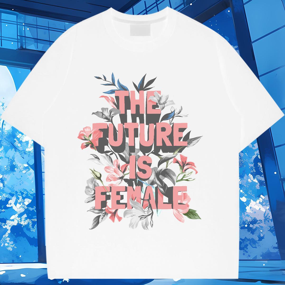Designer Women Tees 230g 100% Cotton letter Street Casual Woman T Shirts Breathable Short Sleeve Custom Print Plus Size Polos