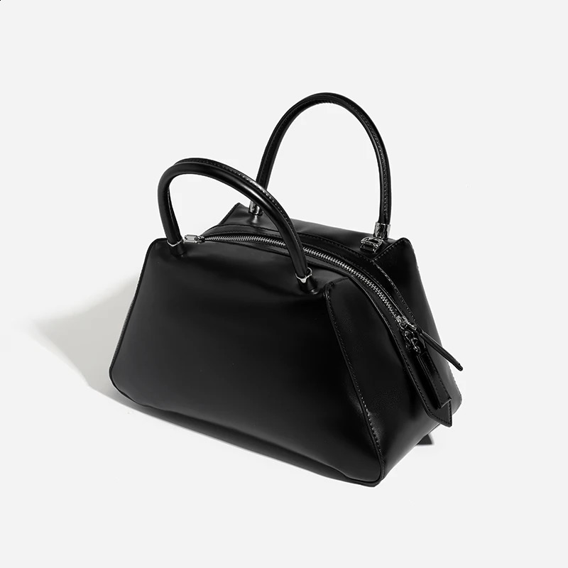 Boston womens bowling bag y ner handbag and wallet PU leather retro swing shoulder cross body 240822