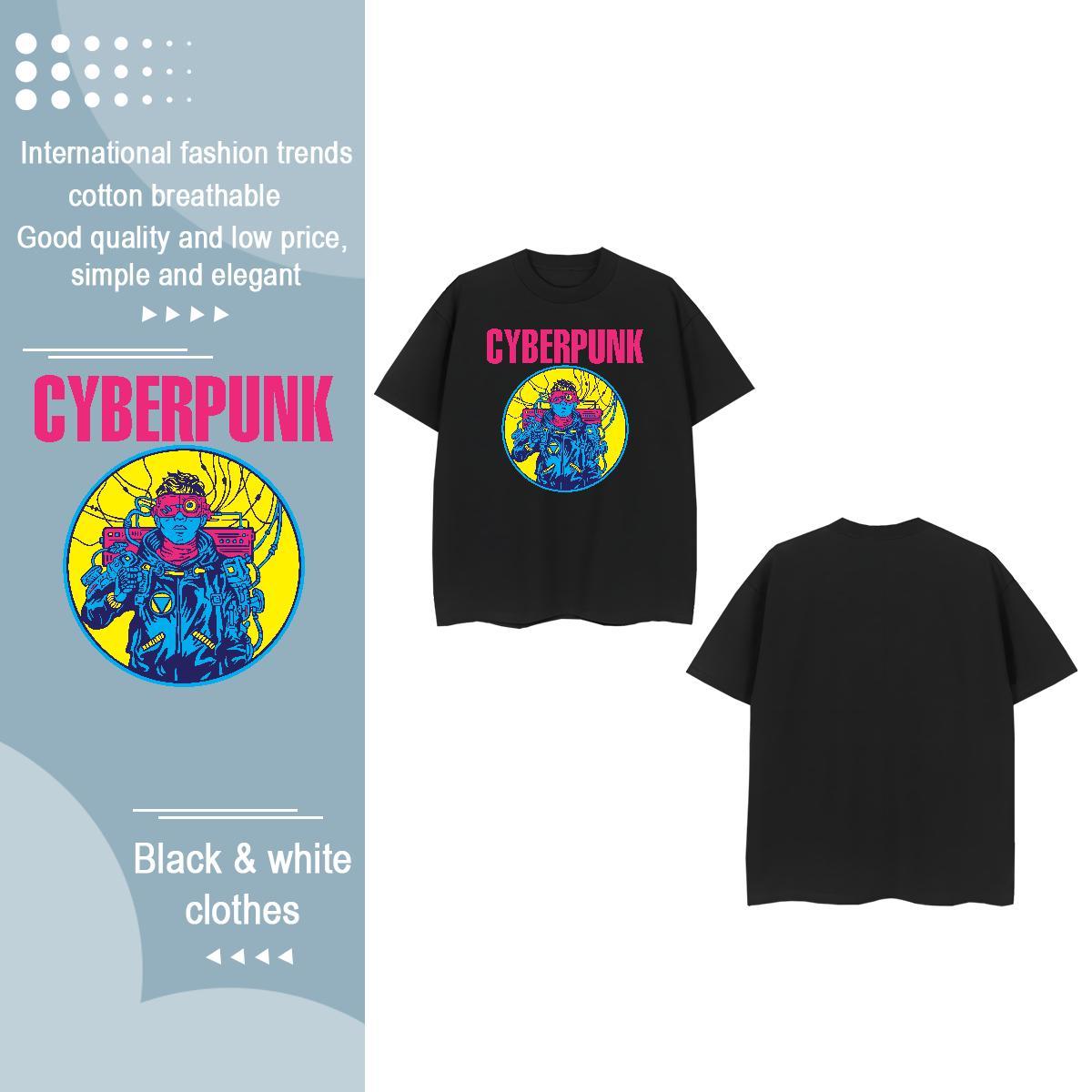 Factory Direct T-Shirts for Women Breathable Crew Neck 100% Cotton 230g Lady T shirt Anime ET Daily Wear Nice Clothings
