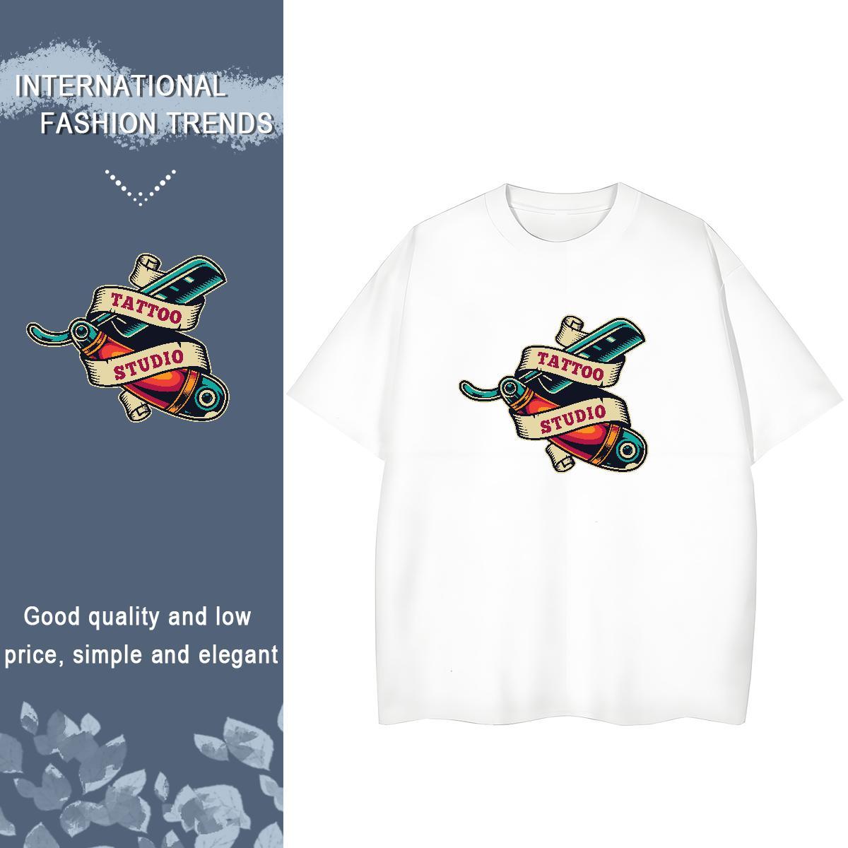 2024 Designer Woman T Shirts 230g Pure Cotton O Neck Short Sleeves Sport tool Lady T shirt Nice Anime Print Tops Shirt