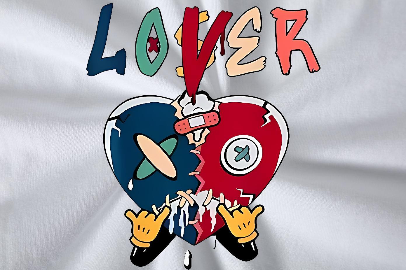 Brand Couples T Shirts Casual Beach 230g 100% Cotton Asian Size Short Sleeve Soft letter T Shirts Men DIY Customized Tops Tees