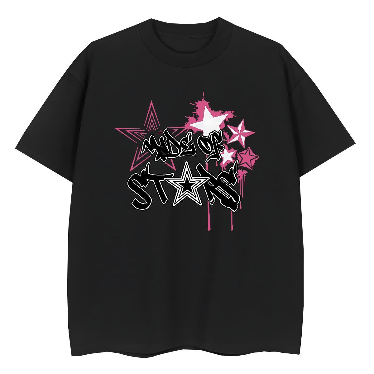 High quality Women Tshirts 230g Pure Cotton letter Home Outdoor Woman T Shirts Crew Neck Breathable Custom Printing Tees Shirts