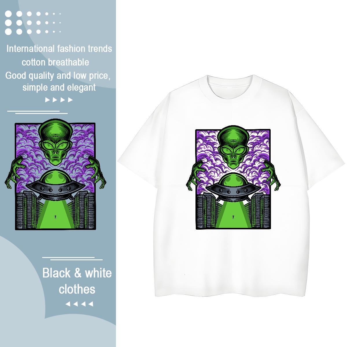 2024 Designer T Shirts Women Short sleeve Soft 230g Pure Cotton Woman Tshirt Custom Printing ET Sport Wholesale Clothings