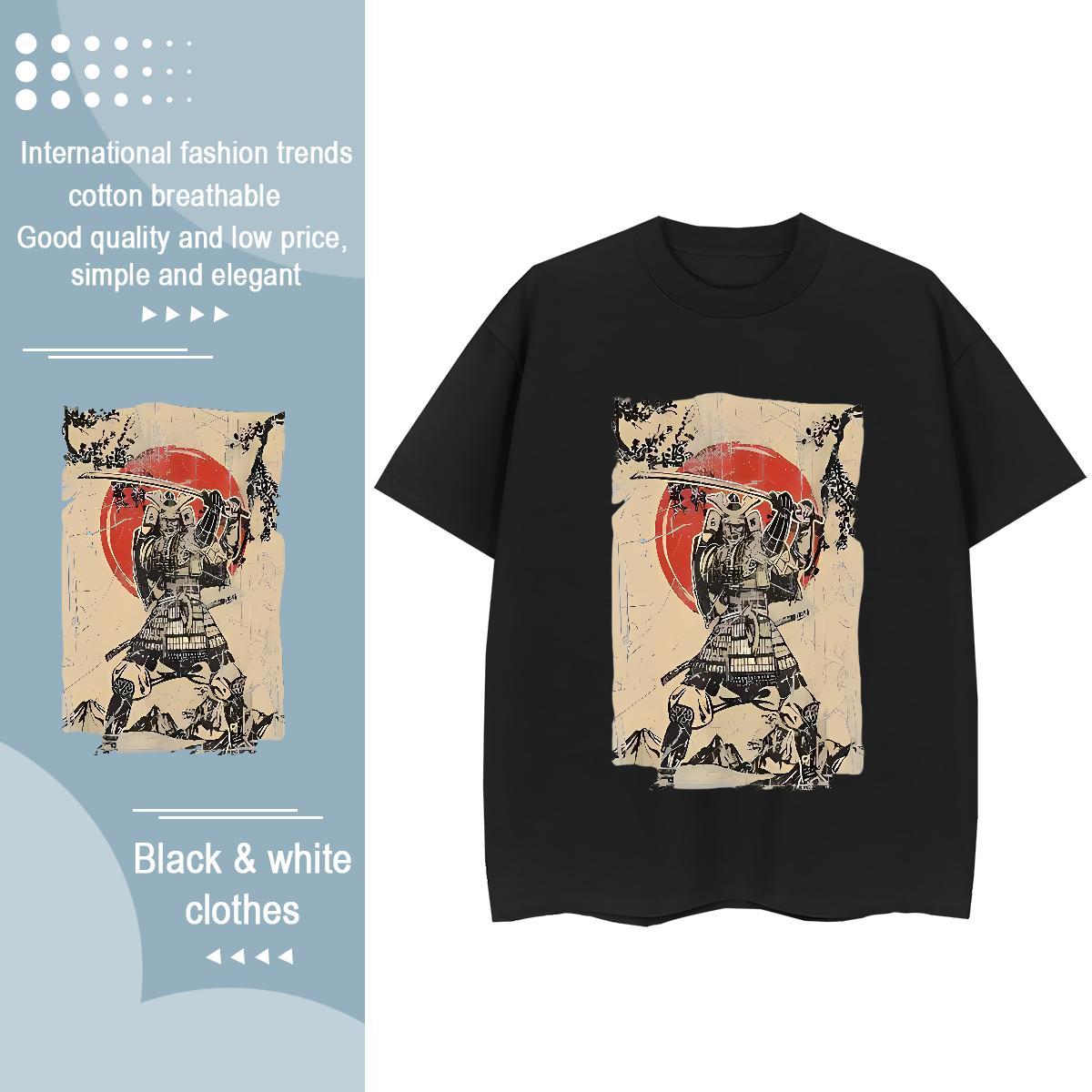 Stylist T-Shirts for Women 230g Cotton Breathable High Street Hip Hop skull Tshirt for Man Woman High quality Oversized L-4XL Clothes Shirt