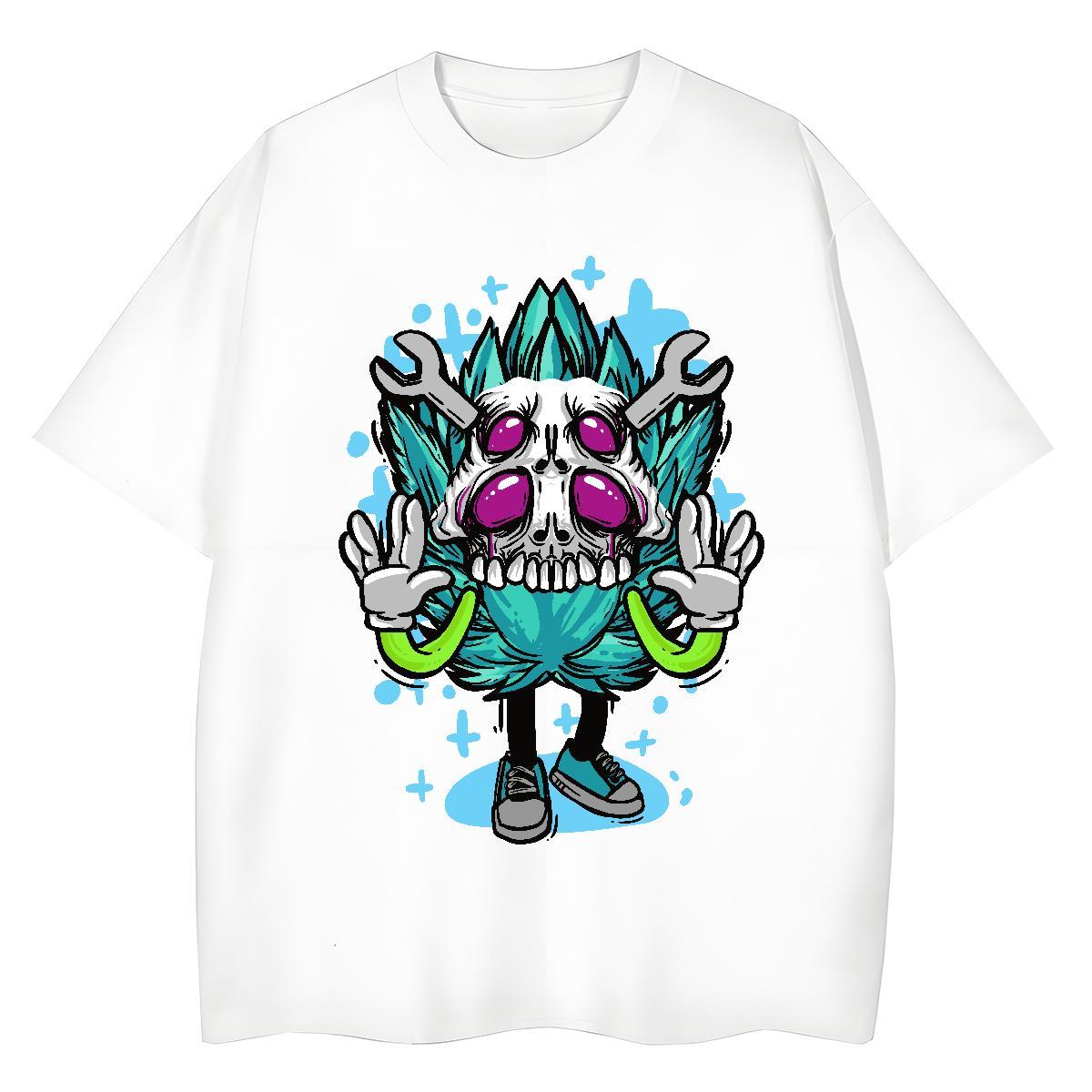 Popular Tshirt for Man Woman Casual 230g Pure Cotton DIY Anime Breathable Crew Neck ET T-Shirts for Men Designer Fashion Tees