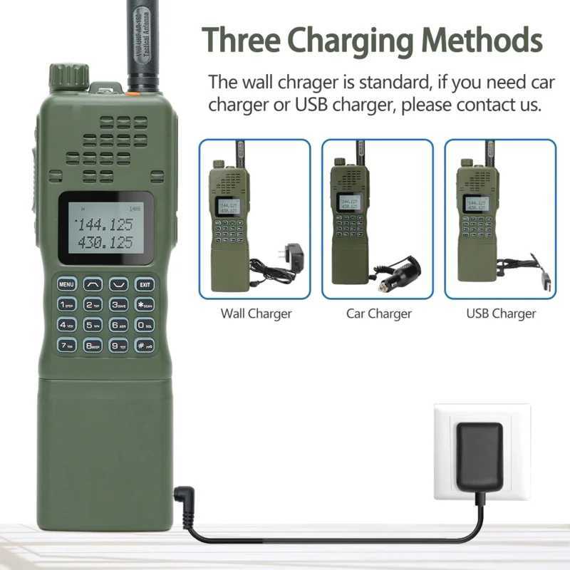 Baofeng AR-152 15W Walkie Talkie Powerful CB Two way Radio 12000mAh Battery Tactial Long Range AN PRC-152 Dual Band Transceiver M241223