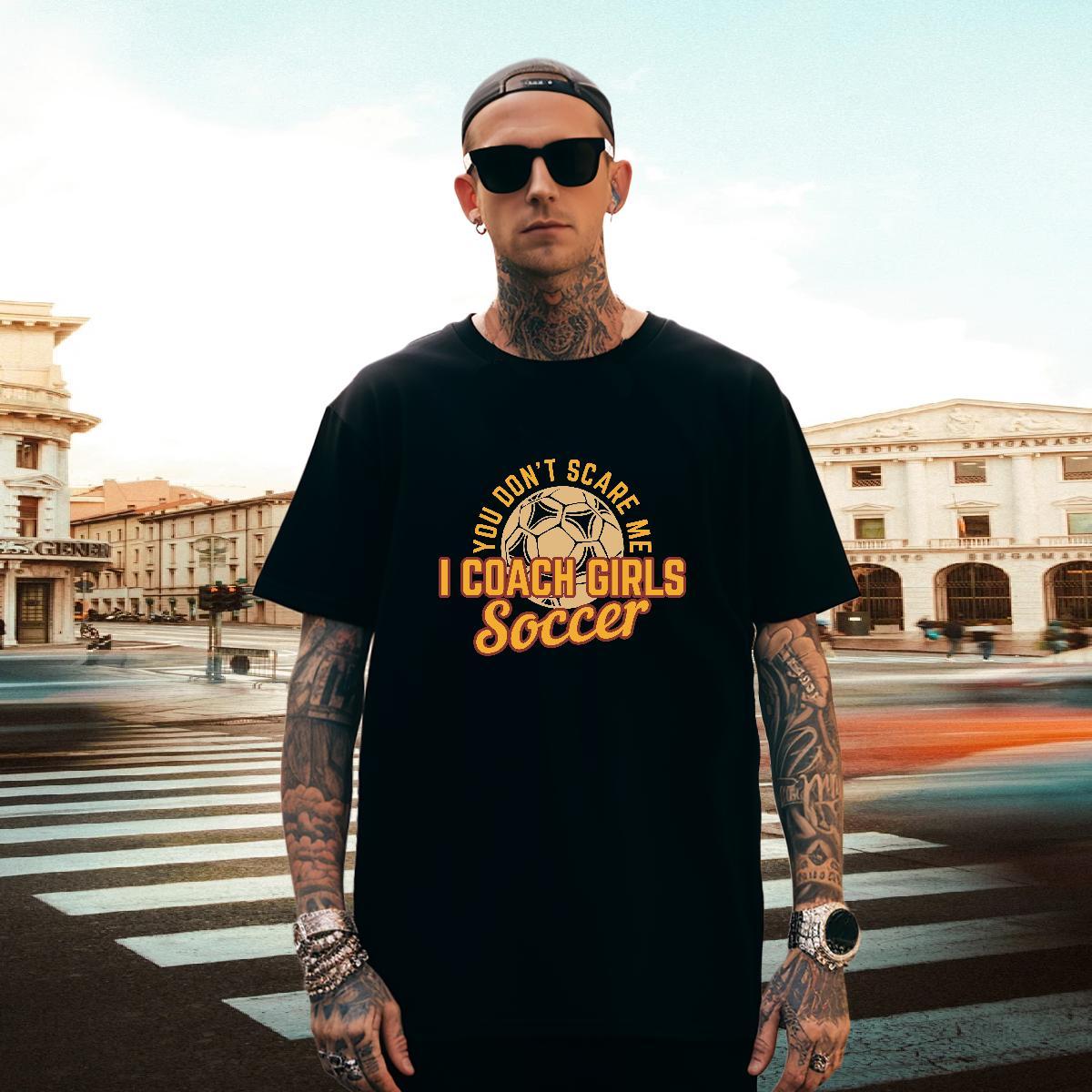 Unisex Men Tshirts Casual Daily Wear 100% Cotton 230g Graphic Breathable Short Sleeve soccer Men T Shirts Custom Clothings