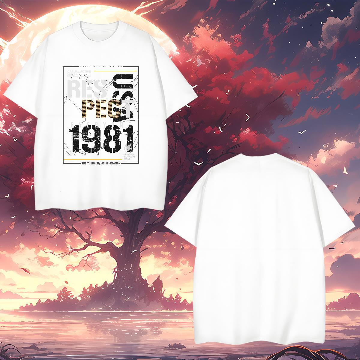 Brand letter T-Shirts for Men Casual Daily Wear Tshirt for Man Woman 230g Cotton 2024 Breathable Custom Printing Top Tees