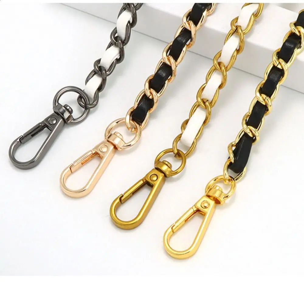 1.2m Golden Balls Bag Chain Metal Non-fading Adjustable Length Replacement High-end Shoulder Strap Bag Parts Accessories 240821