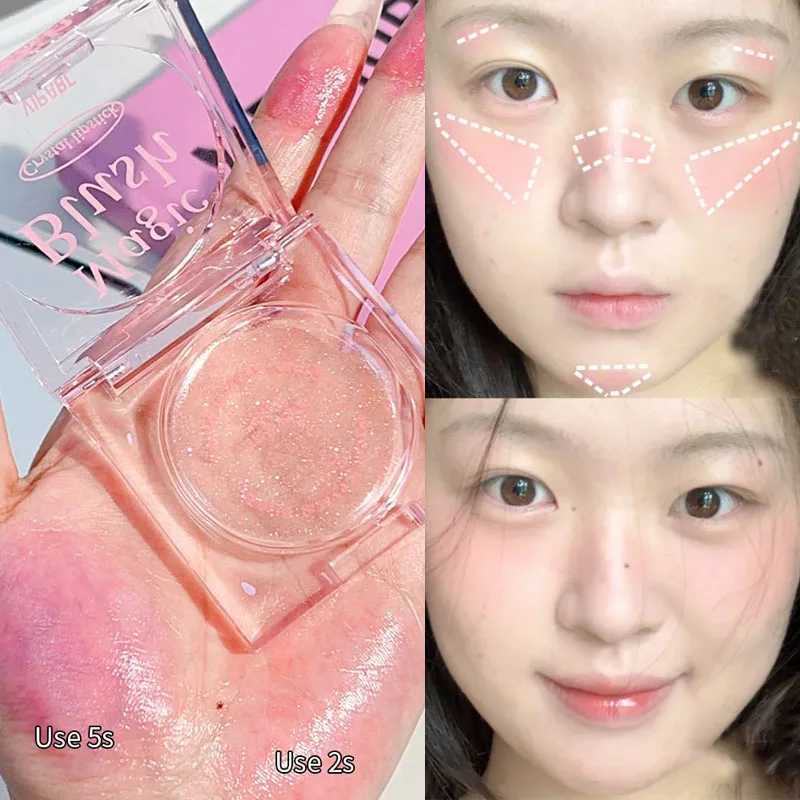 Magic Warm Change Black B Palette Moisturizing Clear Crystal Rouge Waterproof Nude Brighten Lip Cheek Eye Contour Makeup GelXJ241225