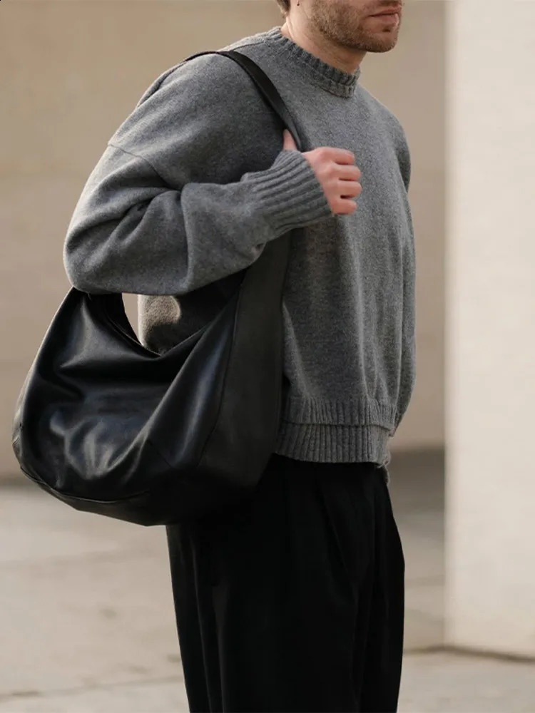Solid Warm Half Turtleneck Sweater For Male Trendy Long Sleeve Thicken Cashmere Knitted Pullover Autumn Street Knit Jumper 240821