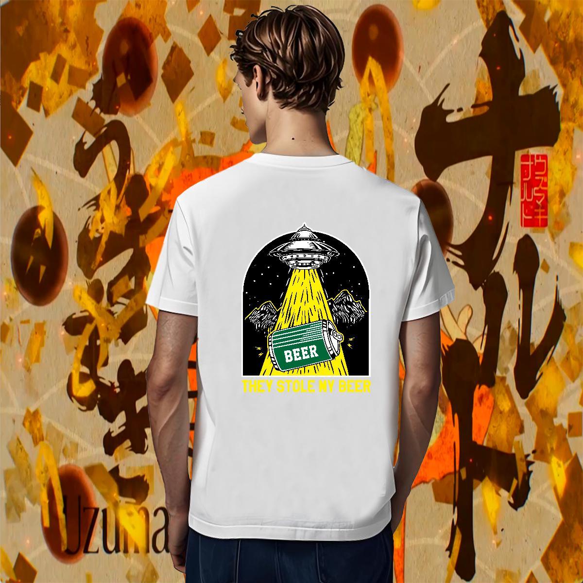 Cool Men Tshirts Hip Hop 230g 100% Cotton Customized Print O Neck Short Sleeves ET Men T Shirts Fashion New Clothings