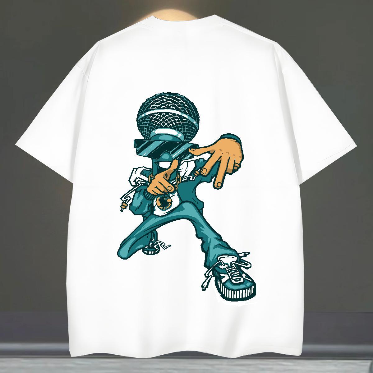 Brand Men Tees Outdoor 100% Cotton 230g Custom Cartoon Breathable Short Sleeve ET Mens T Shirts Fashion Design Clothes