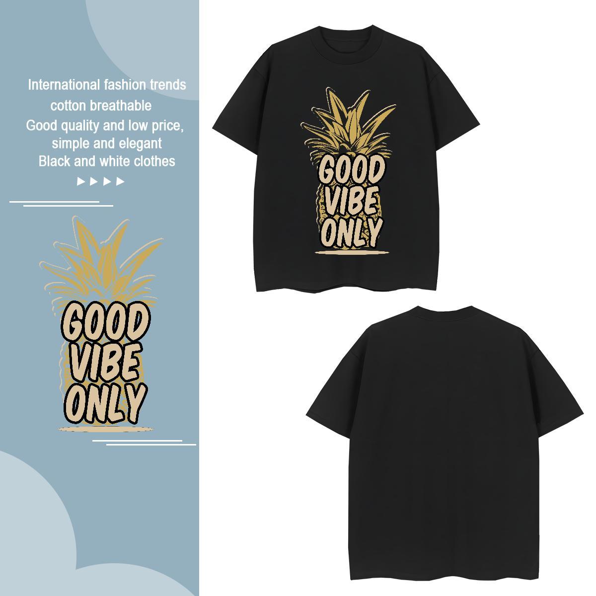 Classic letter Man T Shirts Spring Summer Men Tees 230g 100% Cotton Custom Short Sleeve O-Neck DIY Printed Clothes
