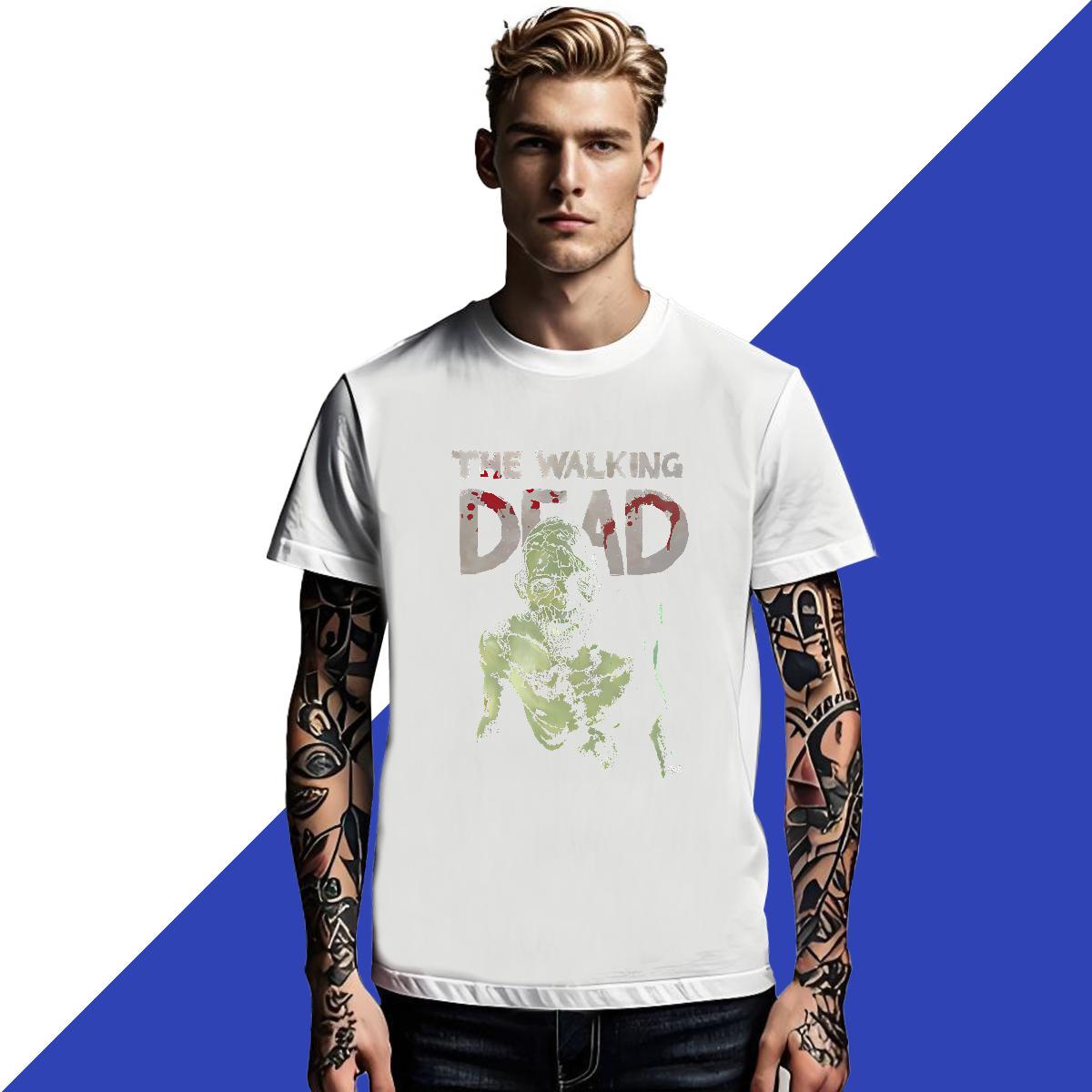 2024 DIY dead Men Tshirts 230g Pure Cotton T-Shirts Custom Print Plus Size Spring Summer Crew Neck Breathable Brand Tops