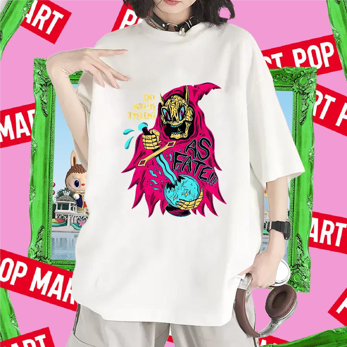 2024 Designer T-Shirts 100% Cotton 230g Crew Neck Breathable Street angry Womens Tshirts Nice White Plus Size Polos