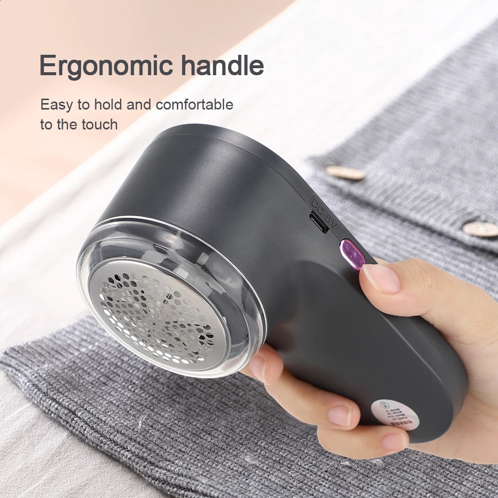 Household Clothes Shaver Fabric Lint Remover Fuzz Electric Fluff Portable Brush Blade Professional Rechargeable Fur Ball Trimmer 240821