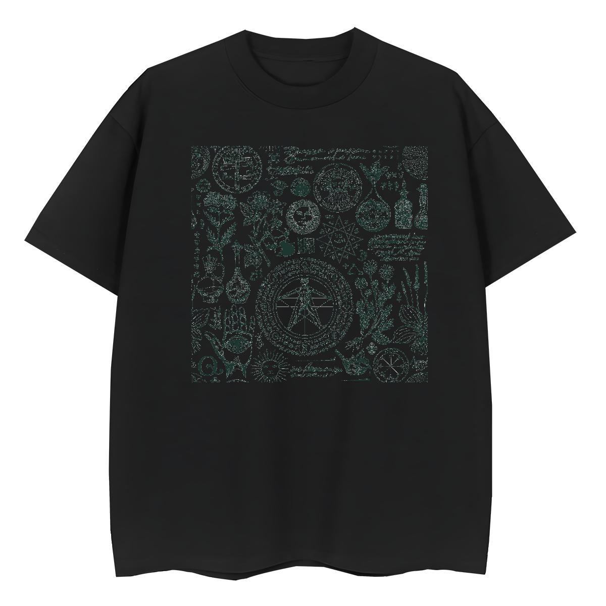 Free Shipping Lady T shirt 230g 100% Cotton painting Spring Summer T Shirt For Woman Short Sleeve O-Neck Cartoon Floral Printing Tee Shirt