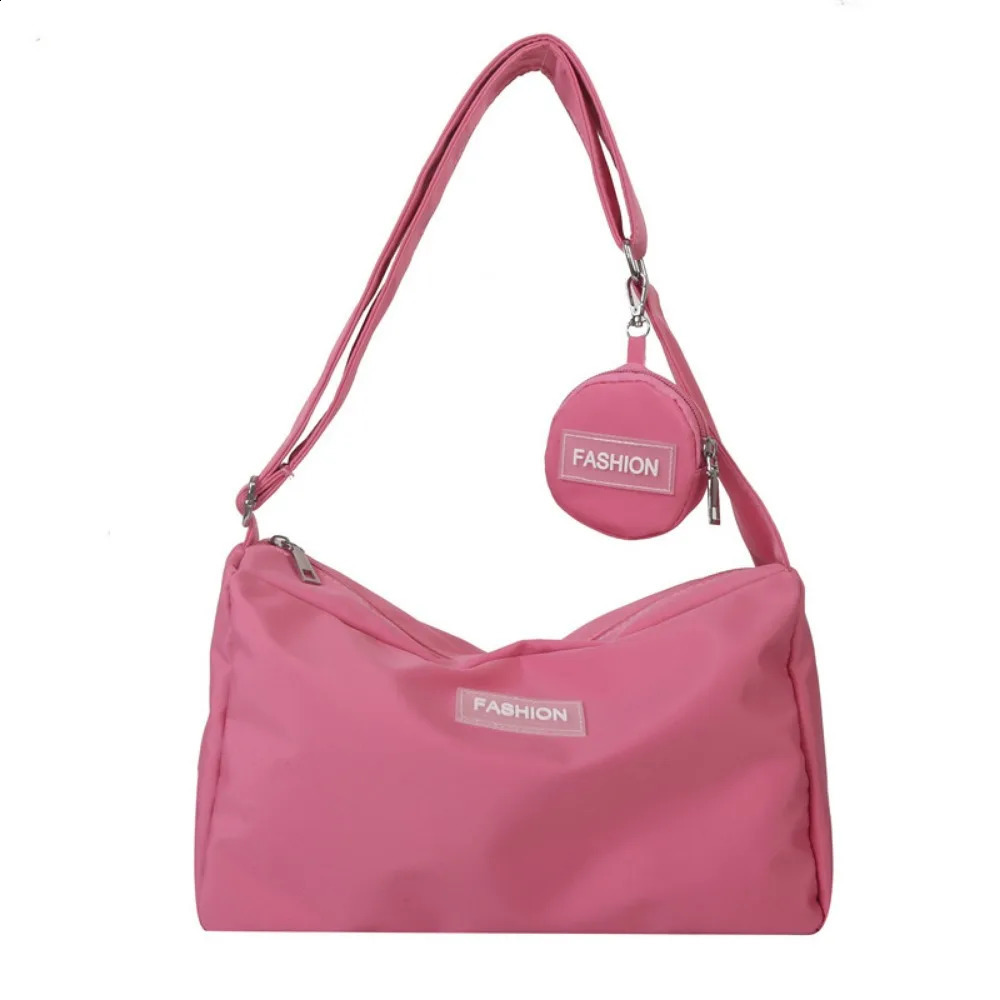 AutumnWinter Korean Edition Large Capacity Cross Body Bag Casual Fashion Lightweight Oxford 240821