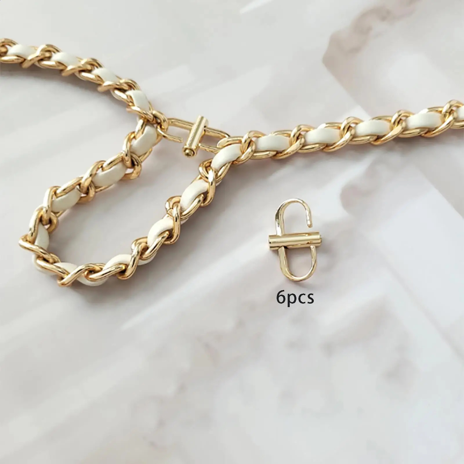 Adjustable Metal Buckles Chain Strap Shortener Bag Accessories Easy to Use 240821