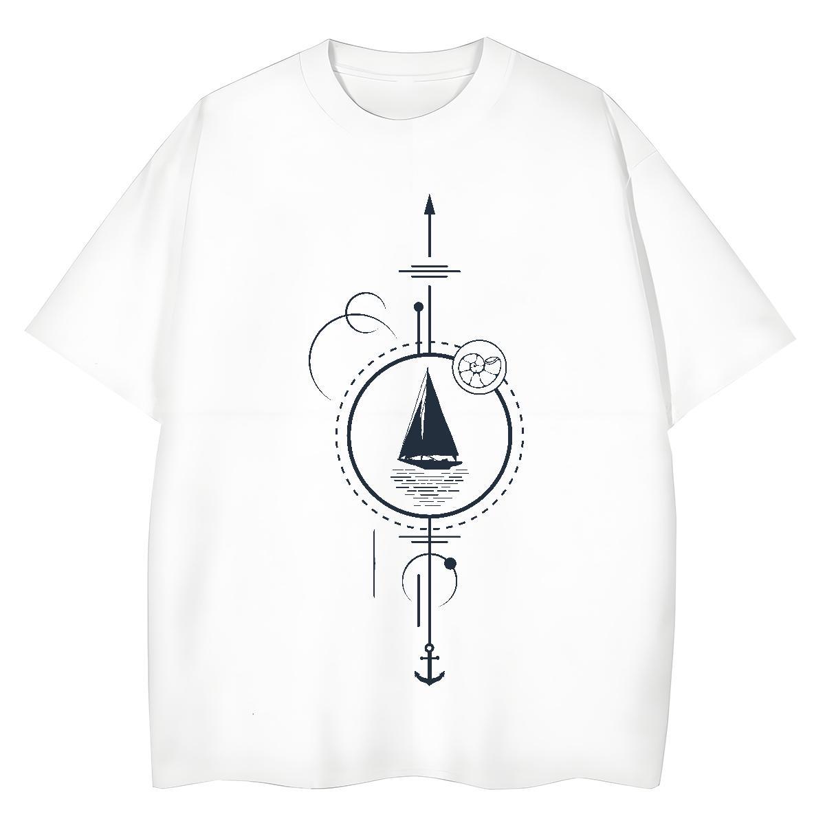 TOP Quality T Shirt For Woman 100% Cotton 230g Crew Neck Breathable Casual Daily Wear black and white Women Tees Comfortable DIY Anime Printed Tops Sh