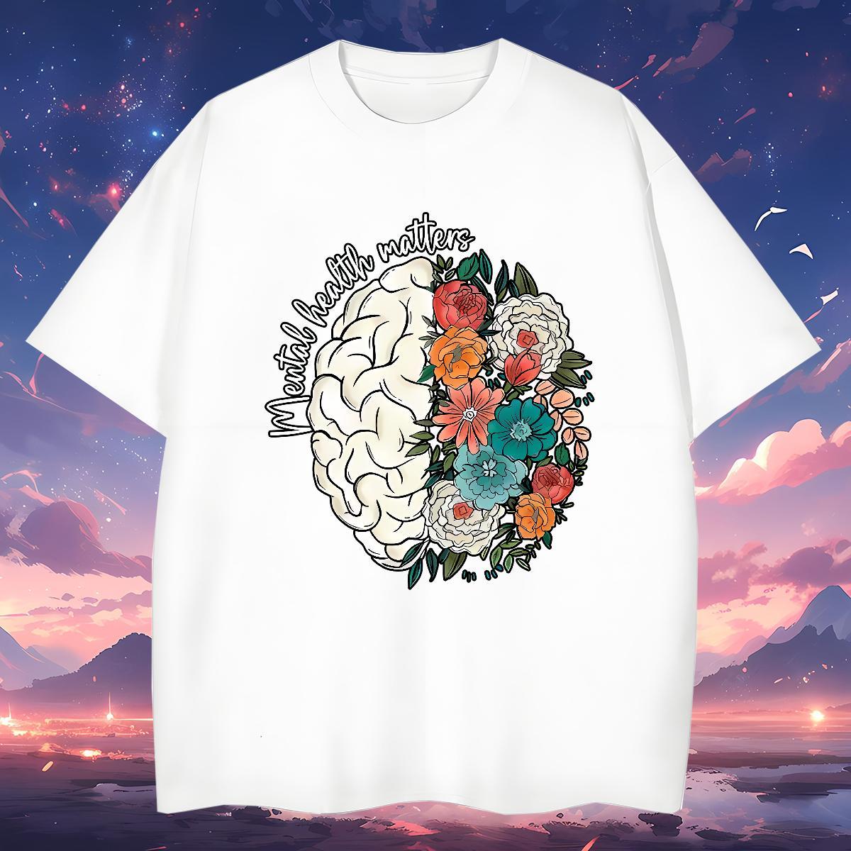 Soft head T Shirts Men High Street Hip Hop Mens Tshirts 230g 100% Cotton Classic Casual Pure Cotton Anime Print Clothings