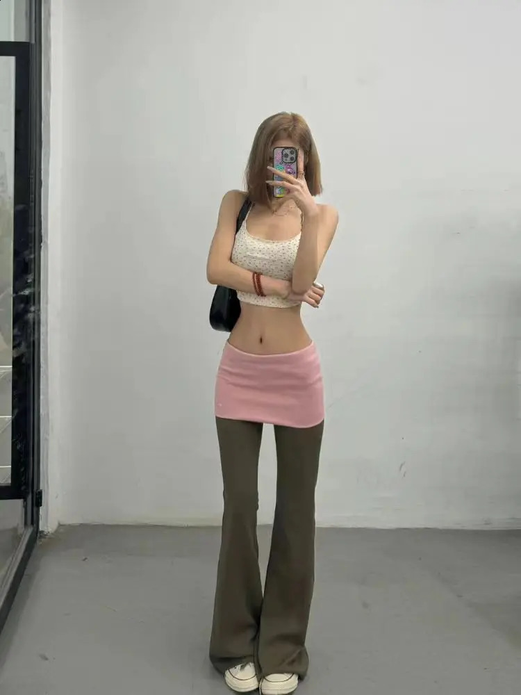 Korean Fashion Vintage Yoga Pants Women Harajuku y2k Casual Sweatpants Korean Style Summer Clothes Streetwear 240821
