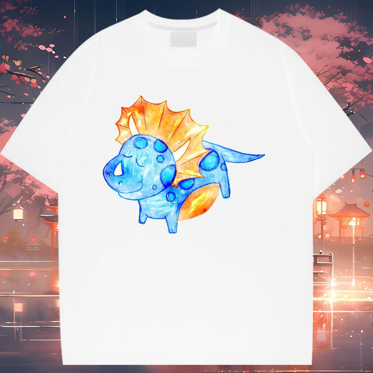 Brand T Shirts Women O Neck Short Sleeves 230g Cotton Lady T shirt Skull dog Hip Hop Designer Tees