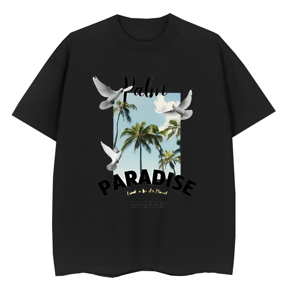 DIY T Shirts Women Breathable Crew Neck 100% Cotton 230g Women Tshirts Custom Print Plus Size tree Sports Street Wear Soft Tees