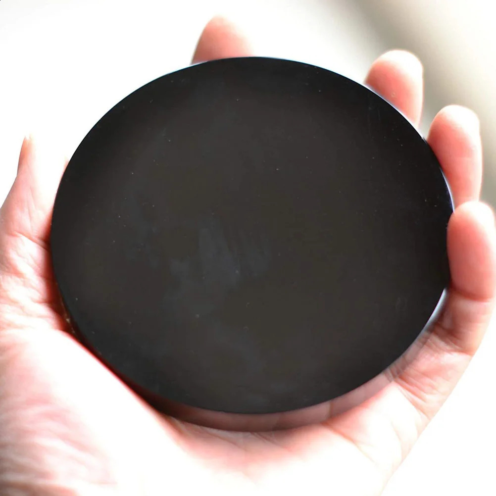 Crystal Obsidian For Desk Meditation Scrying Plastic Black Round Mirrors 240822