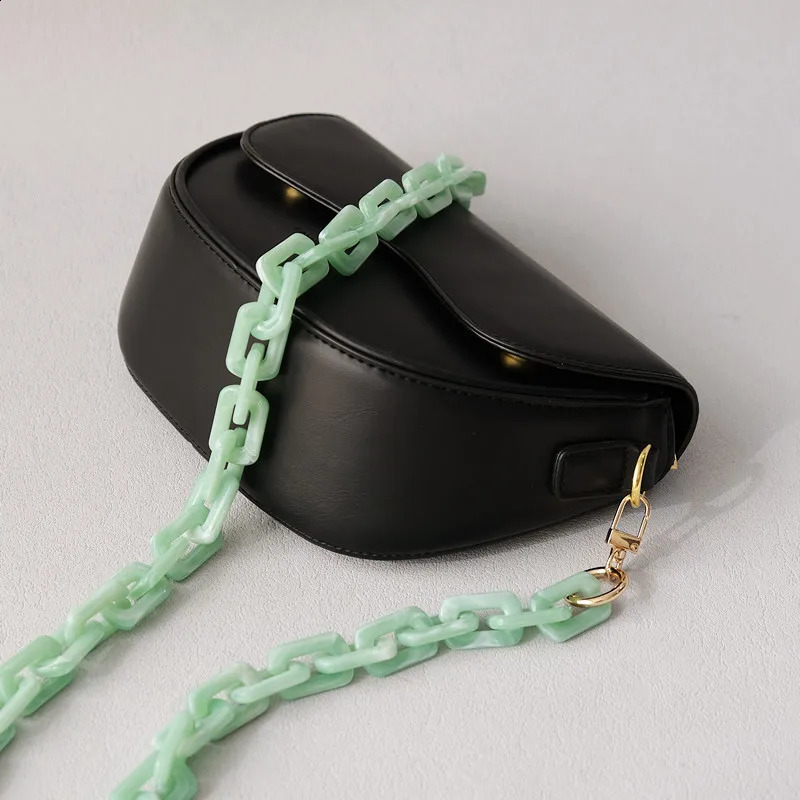 Woman Bag Chain Accessory Detachable Parts Candy Crossbody Resin Strap Women Handbag Chains Acrylic Shoulder Handles 240821