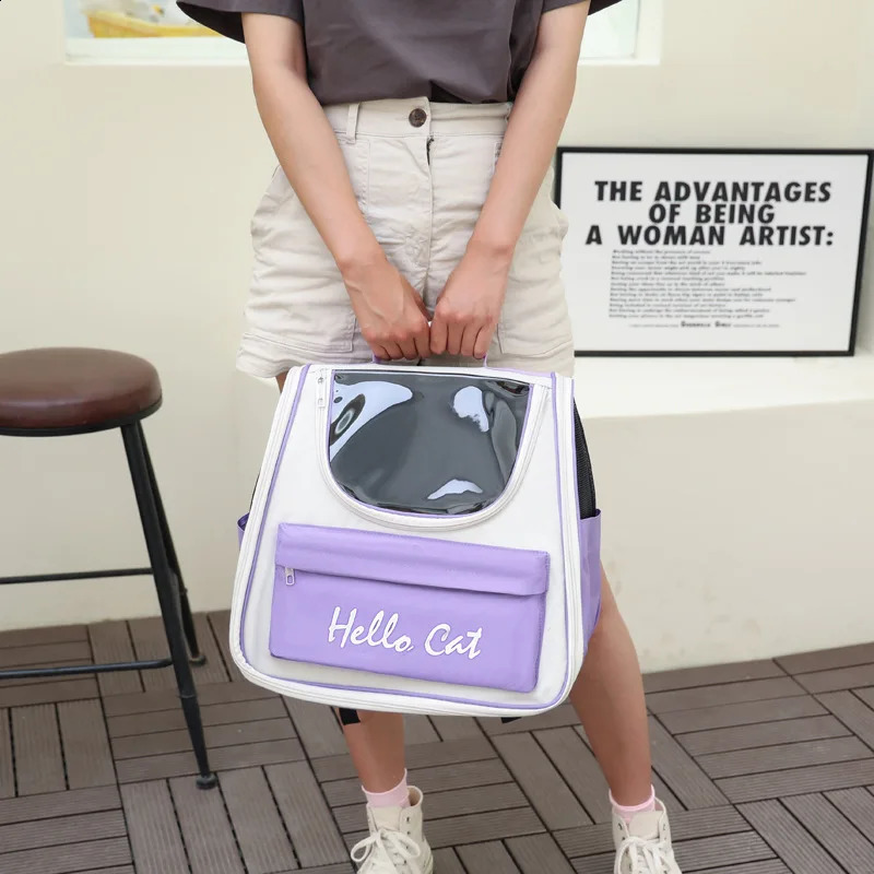 Bags Carrying Breathable Travel Backpack Resistant Dog Outdoor Pet Folding Cat Transport Bag 240821