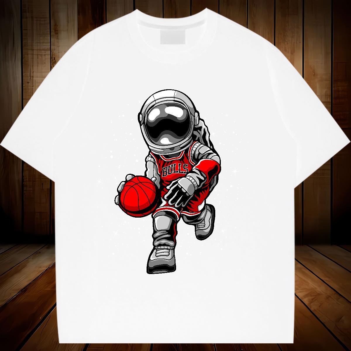 Soft Lady T shirt 100% Cotton 230g universe Sports Street Wear Woman T Shirts Breathable Soft White Plus Size Clothings