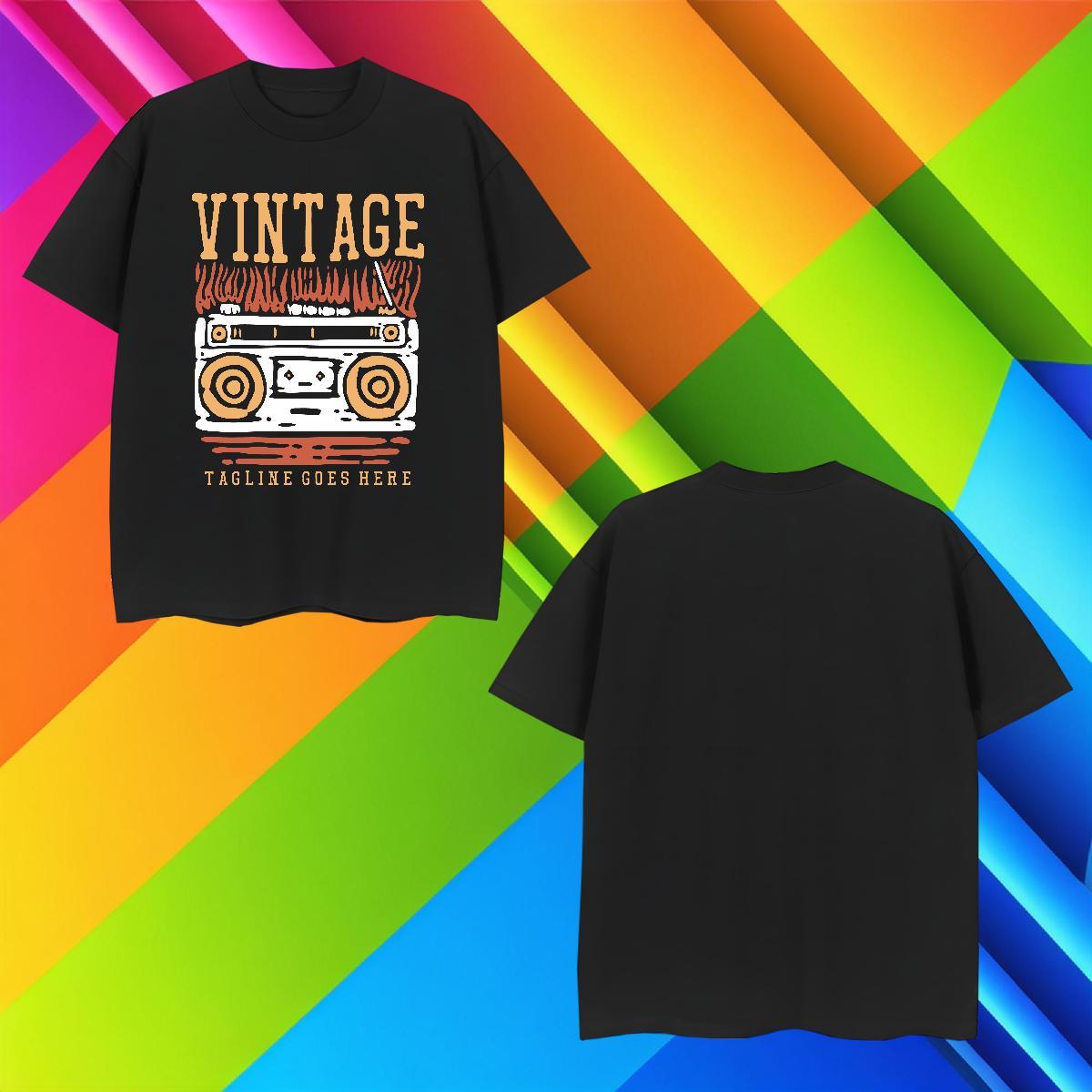 TOP Quality radio T Shirts Men Street Casual Men Clothes T-Shirt 230g 100% Cotton New Arrival Round Neck Short Sleeve Skull Clothings