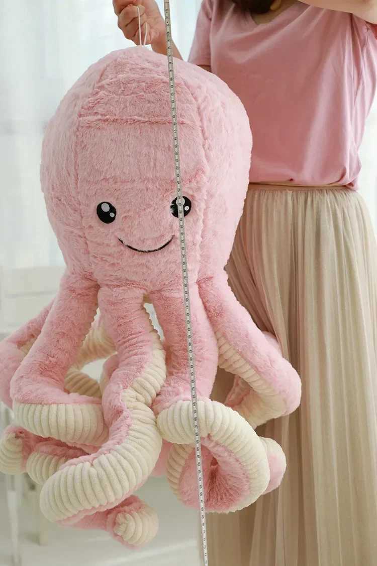 Super cute simulated octopus pendant plush filled soft toy animal home accessories doll childrens gift W240821 - view 7