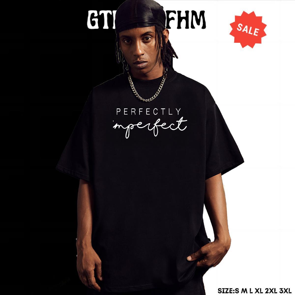 Brand Men Tshirts Street Casual 230g Pure Cotton DIY Printed Breathable Short Sleeve letter T-Shirts for Men Classic Casual Polos