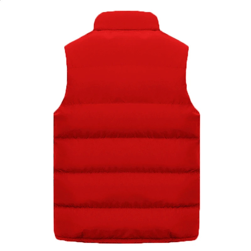 4color vest mens winter casual jacket warm cover sleeveless waterproof cotton 240822