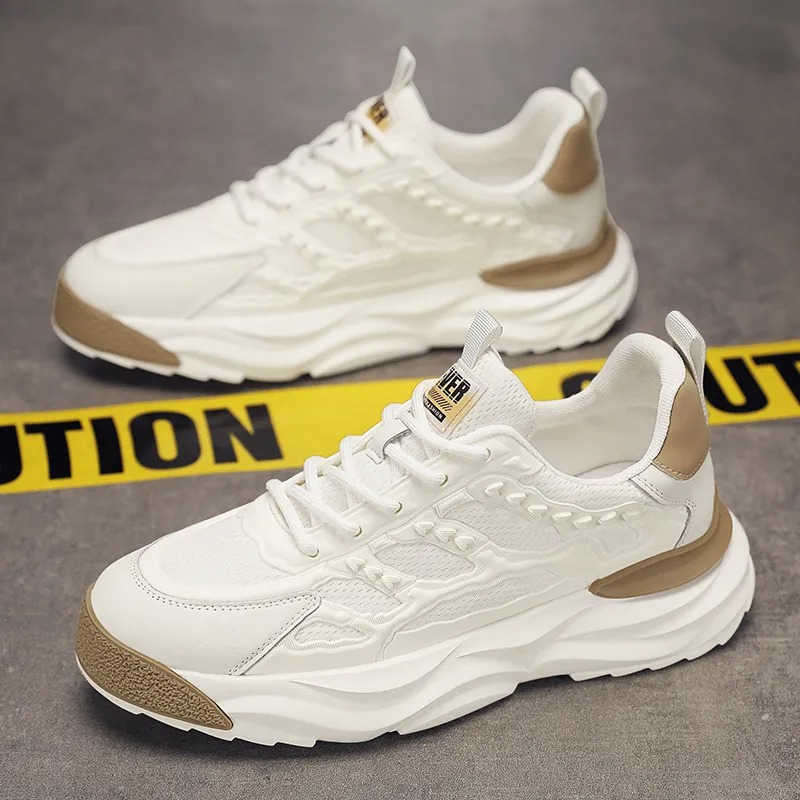 Men's leisure men's breathable and New trendy versatile mesh dad shoes