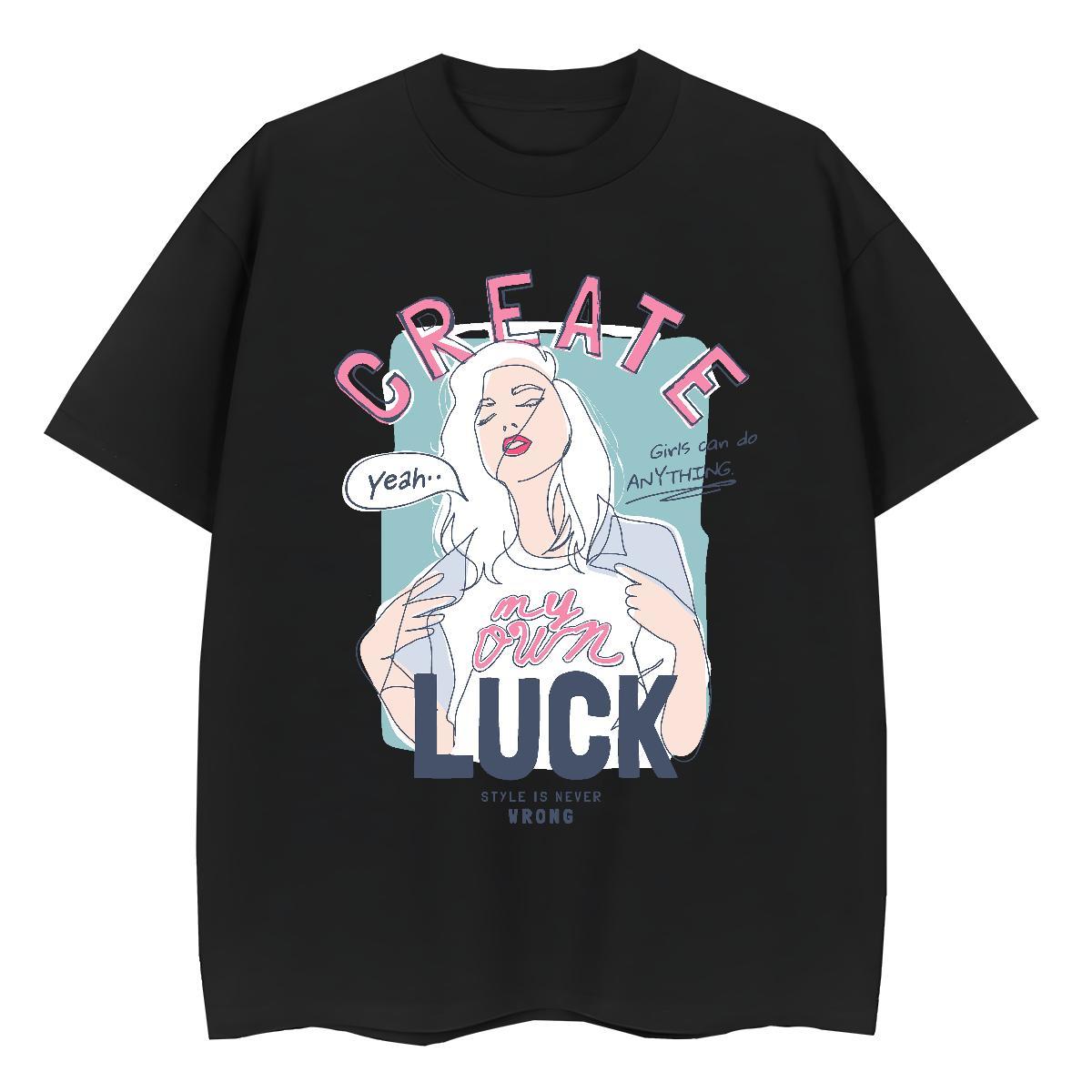 Designer Woman Tshirt 100% Cotton 230g letter Hip Hop Street Women T Shirts Breathable Short Sleeve Anime Print Tops Shirt