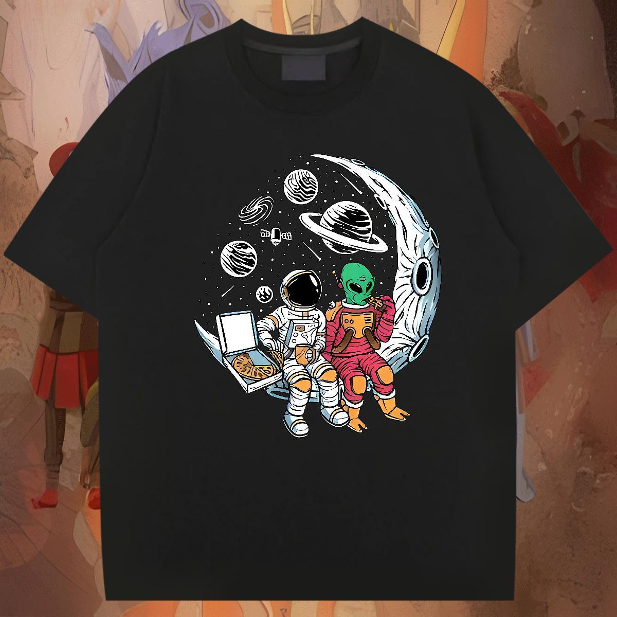 Unisex Men Clothes T-Shirt Daily Outfit 230g Pure Cotton Oversized 3XL 4XL O-Neck Short Sleeve star Man T Shirts New Arrival Polos