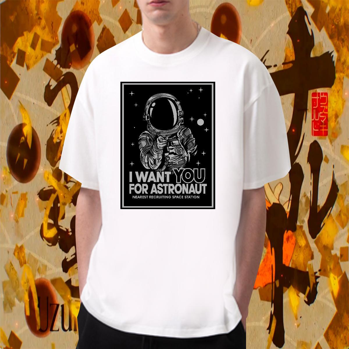 Cool Tshirt for Man Woman Casual 230g Pure Cotton Graphic Breathable Short Sleeve spaceman T Shirts Men Wholesale Tops