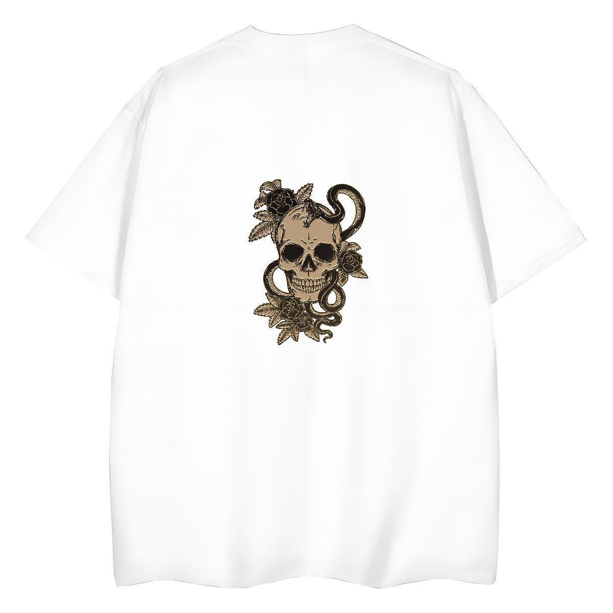 2024 Designer Women T Shirts 100% Cotton 230g Breathable Short Sleeve Sport skull Women Tees Loose fit Plus Size Custom Top Shirts