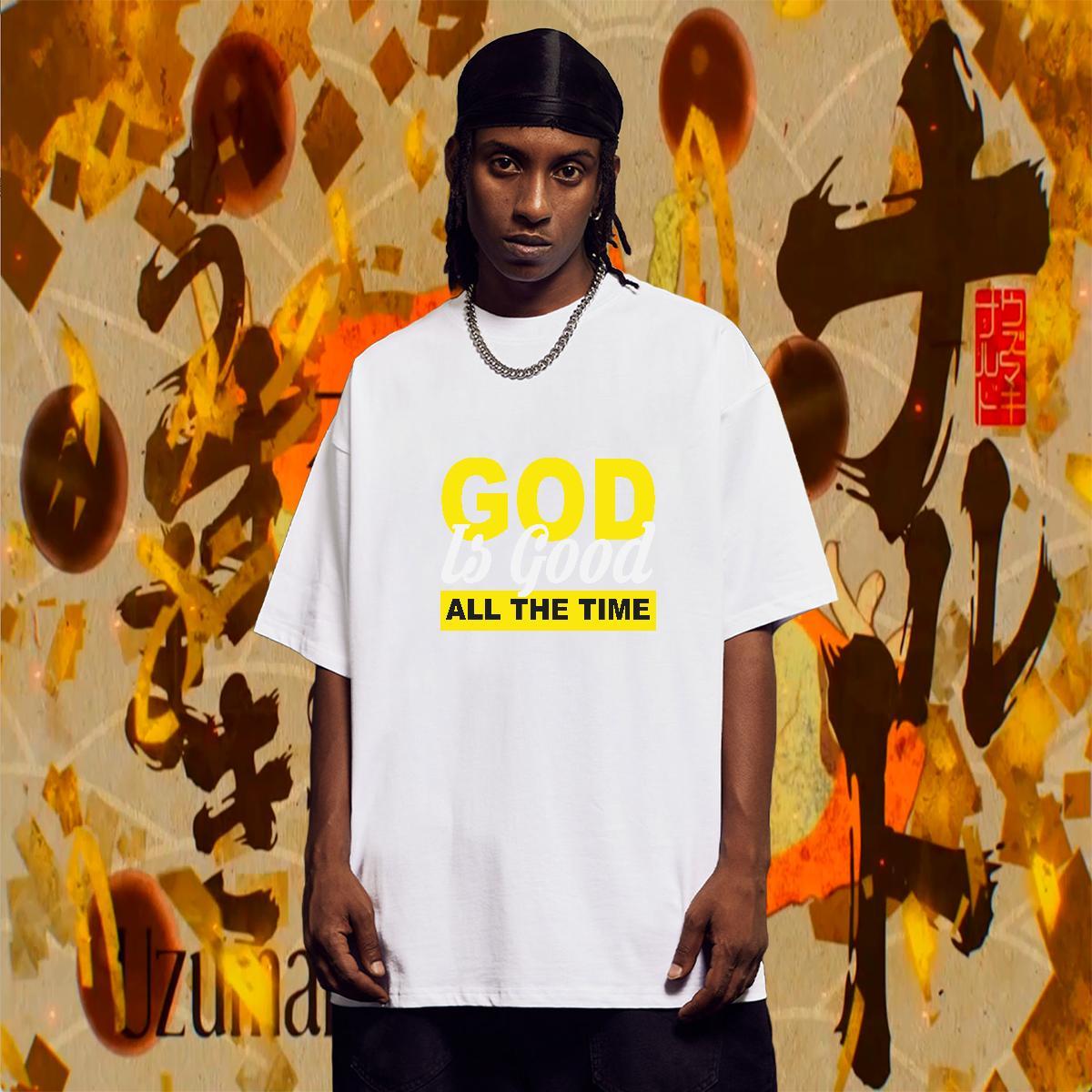 Brand Tshirts Home Outdoor 100% Cotton 230g Asian Size Breathable Soft god T-Shirts Free Shipping Tees