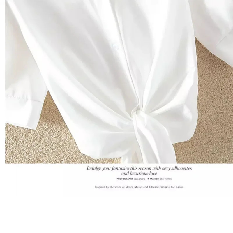 Summer Casual Womens Shirt 2024 Shawl White Buttoned Up Blouse Women Cotton Woman Tops Elegant Lady Tunics Clothes 19870 240821