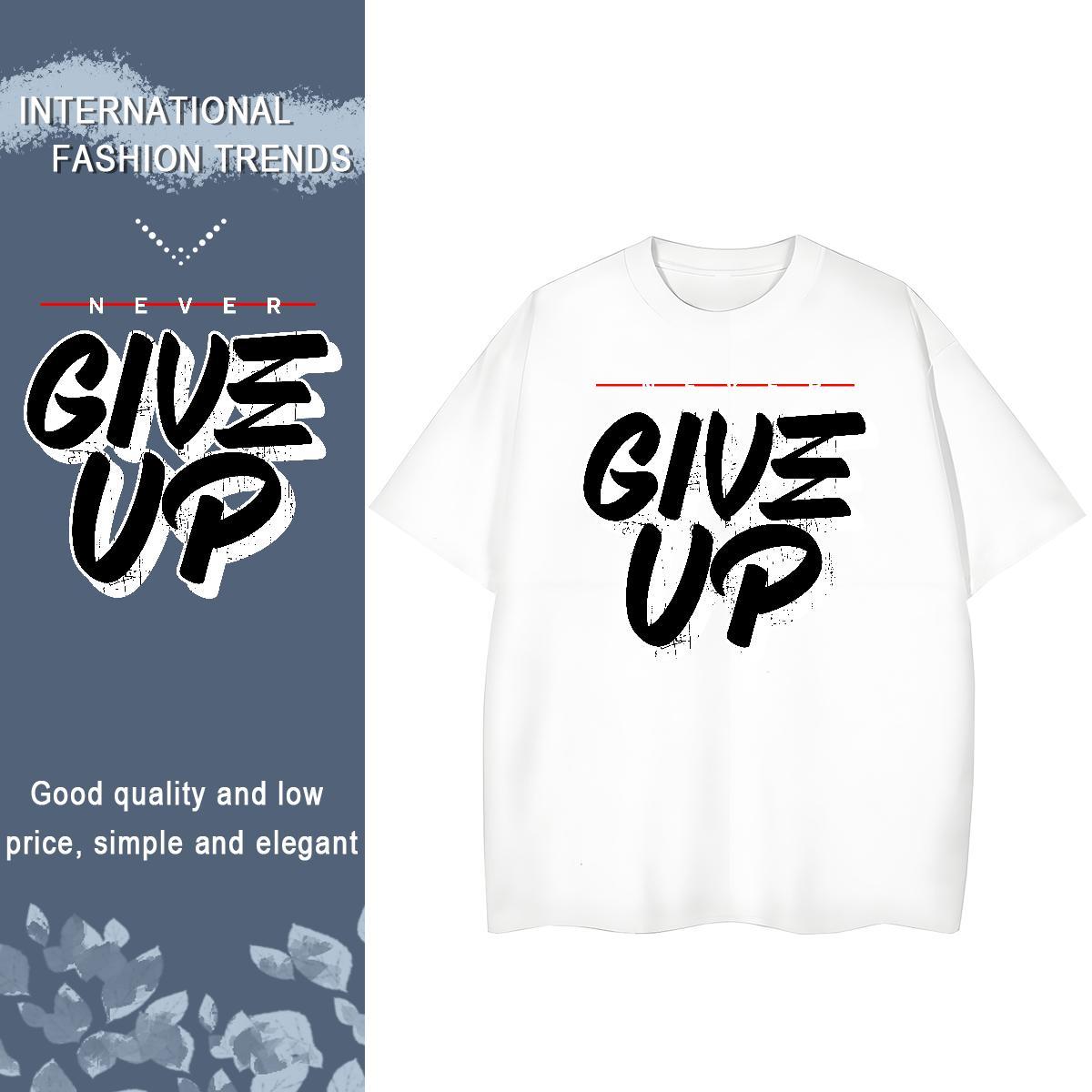 Nice Woman Tshirt 100% Cotton 230g letter Casual T shirt Breathable DIY Logo Clothes
