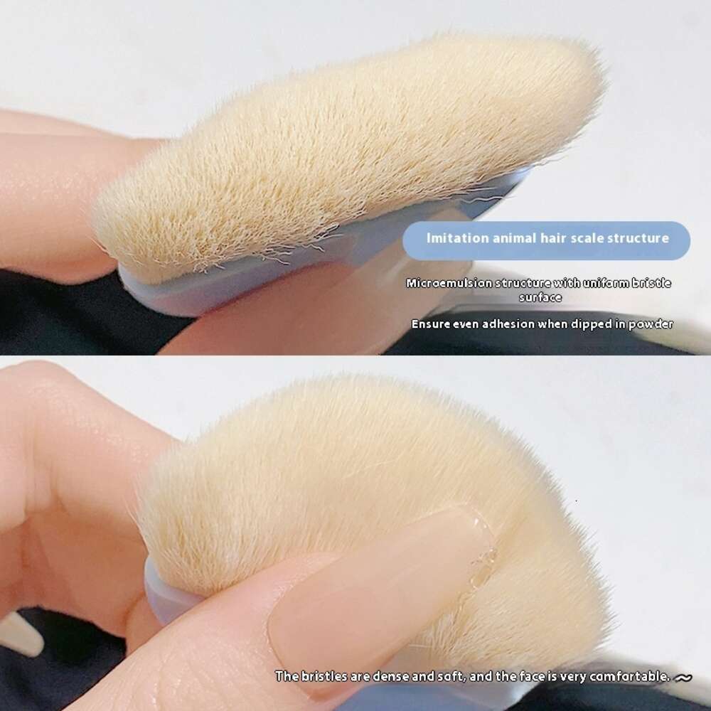 Portable Xixi 6-Pack Beginner Soft Handle Makeup Brushes with Eye Shadow & Blusher Functions