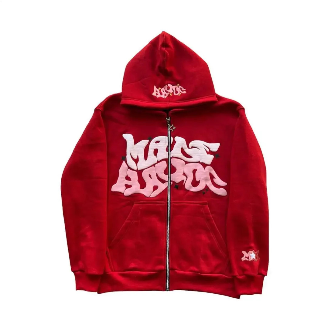 European and American Vintage Harajuku Tiger Full Print Hoodie 2024 Summer Street Loose Hip Hop Plus Size Y2K Zip Up Hoodie 240821