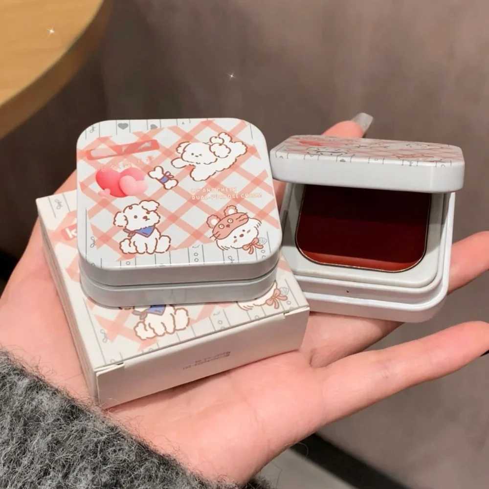 Multi-function B Cream Natural Cheek Face Rouge Cute Iron Box Ber Mud High Color Rendering Smooth Brightening Skin ToneXJ241225
