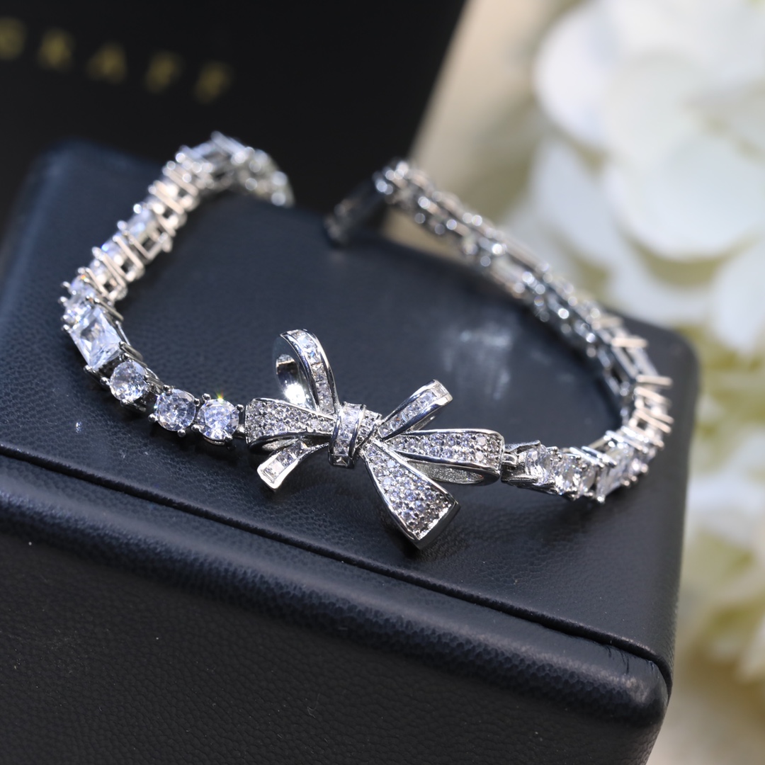 Tennis Screw Bracelet Designer Bracelet Luxury Jewelry Women Bangle Classic Titanium Steel Alloy Craft Allergic Wholesale portfolio Bow Bracelet